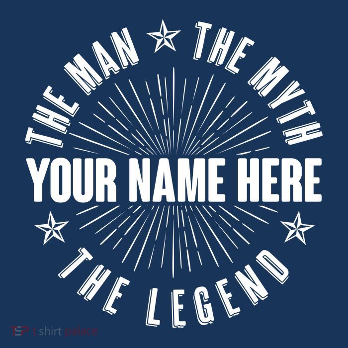 Custom Name The Man The Myth The Legend Kids T-Shirt