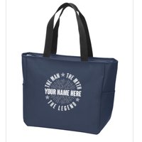 Custom Name The Man The Myth The Legend Zip Tote Bag