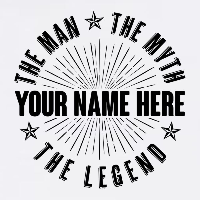 Custom Name The Man The Myth The Legend Garment-Dyed Sweatshirt