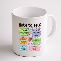 Counselor Note To Self Mental Health School Psychologist Coffee Mug