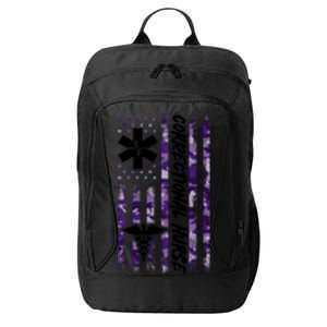 Correctional Nursing Usa Flag Registered Nurse Practitioner Gift City Backpack