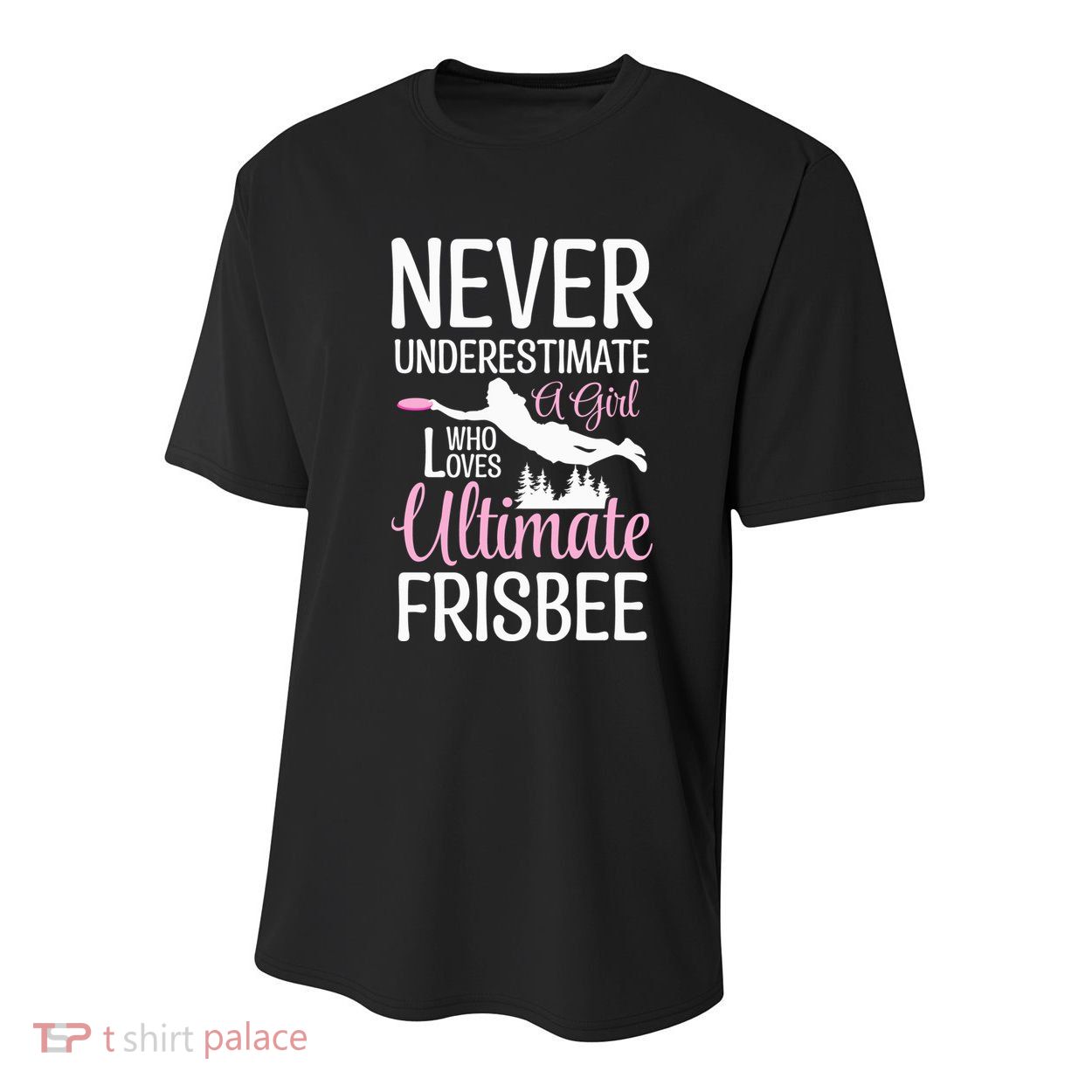 Cute Never Underestimate A Who Loves Ultimate Frisbee Gift Youth Performance Sprint T-Shirt