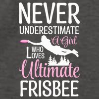 Cute Never Underestimate A Who Loves Ultimate Frisbee Gift Vector Backpack