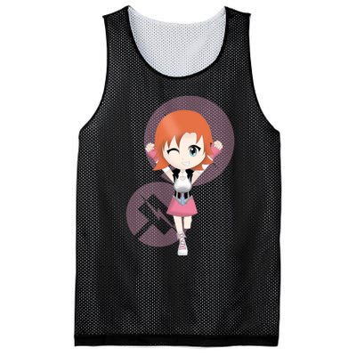 Chibi Nora Valkyrie Mesh Reversible Basketball Jersey Tank