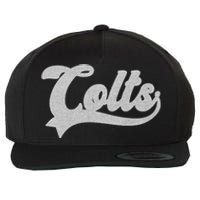 Colts Name Vintage Retro Gift Wool Snapback Cap