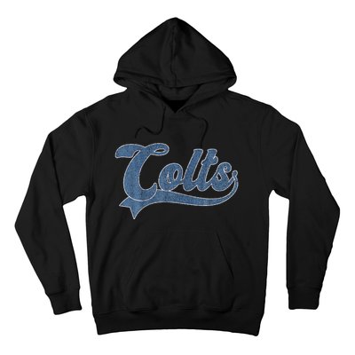 Colts Name Vintage Retro Gift Hoodie