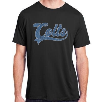 Colts Name Vintage Retro Gift Adult ChromaSoft Performance T-Shirt