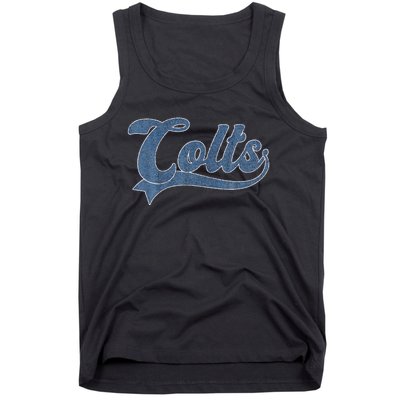 Colts Name Vintage Retro Gift Tank Top