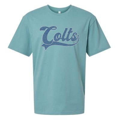 Colts Name Vintage Retro Gift Sueded Cloud Jersey T-Shirt