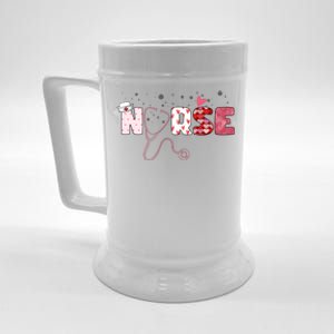 Cute Nurse Valentines Day Gift Beer Stein