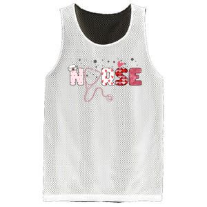 Cute Nurse Valentines Day Gift Mesh Reversible Basketball Jersey Tank