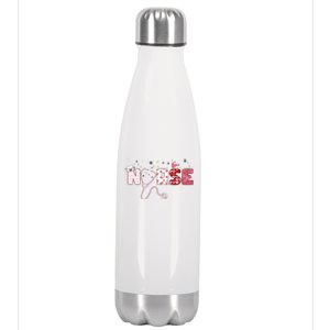 Cute Nurse Valentines Day Gift Stainless Steel Insulated Water Bottle