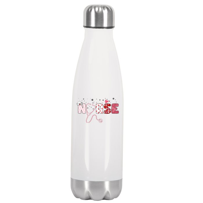 Cute Nurse Valentines Day Gift Stainless Steel Insulated Water Bottle