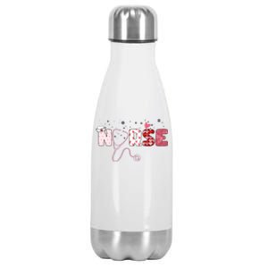 Cute Nurse Valentines Day Gift Stainless Steel Insulated Water Bottle