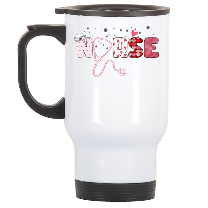 Cute Nurse Valentines Day Gift Stainless Steel Travel Mug