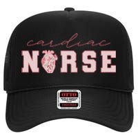 Cardiac Nurse ValentineS Day Telemetry Nurse Cvicu Nurse High Crown Mesh Back Trucker Hat