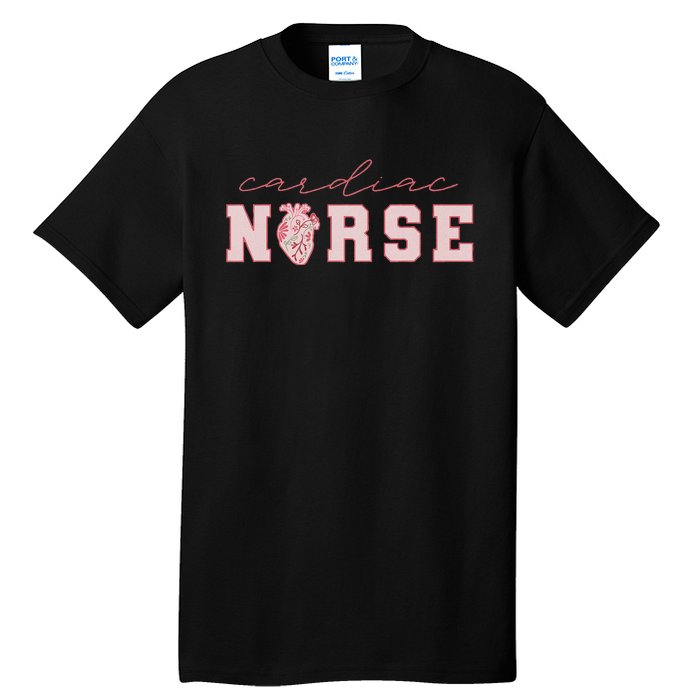 Cardiac Nurse ValentineS Day Telemetry Nurse Cvicu Nurse Tall T-Shirt