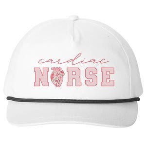 Cardiac Nurse ValentineS Day Telemetry Nurse Cvicu Nurse Snapback Five-Panel Rope Hat