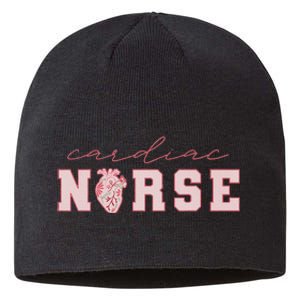 Cardiac Nurse ValentineS Day Telemetry Nurse Cvicu Nurse Sustainable Beanie