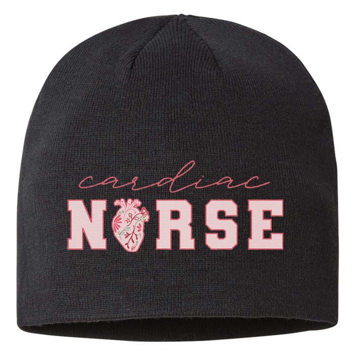 Cardiac Nurse ValentineS Day Telemetry Nurse Cvicu Nurse Sustainable Beanie