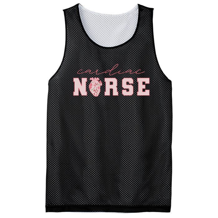 Cardiac Nurse ValentineS Day Telemetry Nurse Cvicu Nurse Mesh Reversible Basketball Jersey Tank