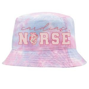 Cardiac Nurse ValentineS Day Telemetry Nurse Cvicu Nurse Tie-Dyed Bucket Hat