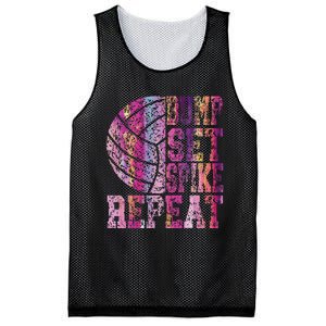 Colorful N Volleyball Bump Set Spike Repeat Mesh Reversible Basketball Jersey Tank