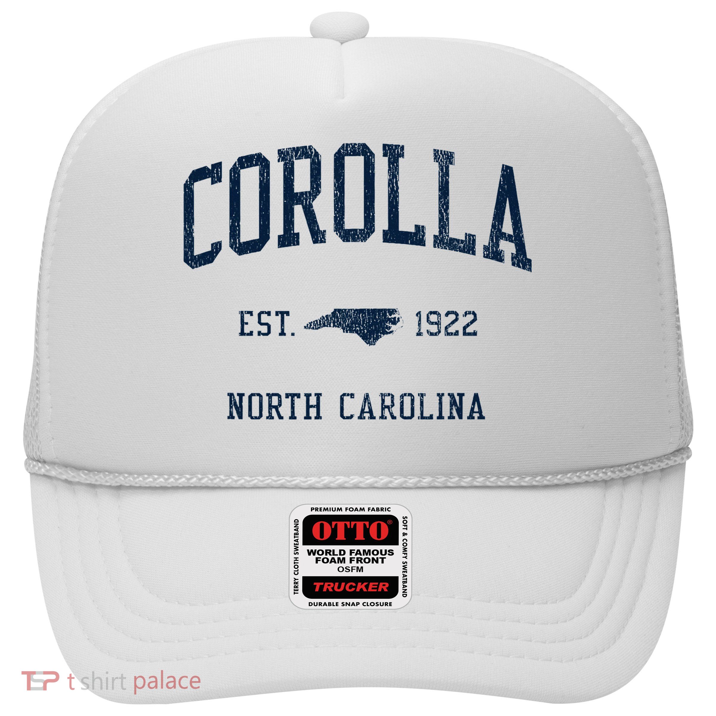 Corolla Nc Vintage Athletic Sports Trucker Hat