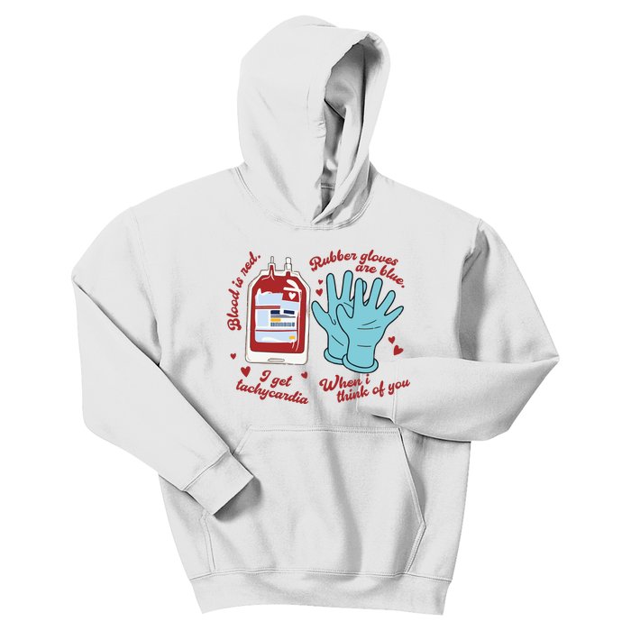 Cute Nurse Valentines Day Kids Hoodie