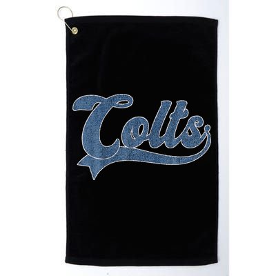 Colts Name Vintage Retro Golf Towel