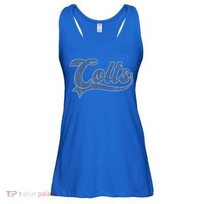 Colts Name Vintage Retro Ladies Essential Flowy Tank
