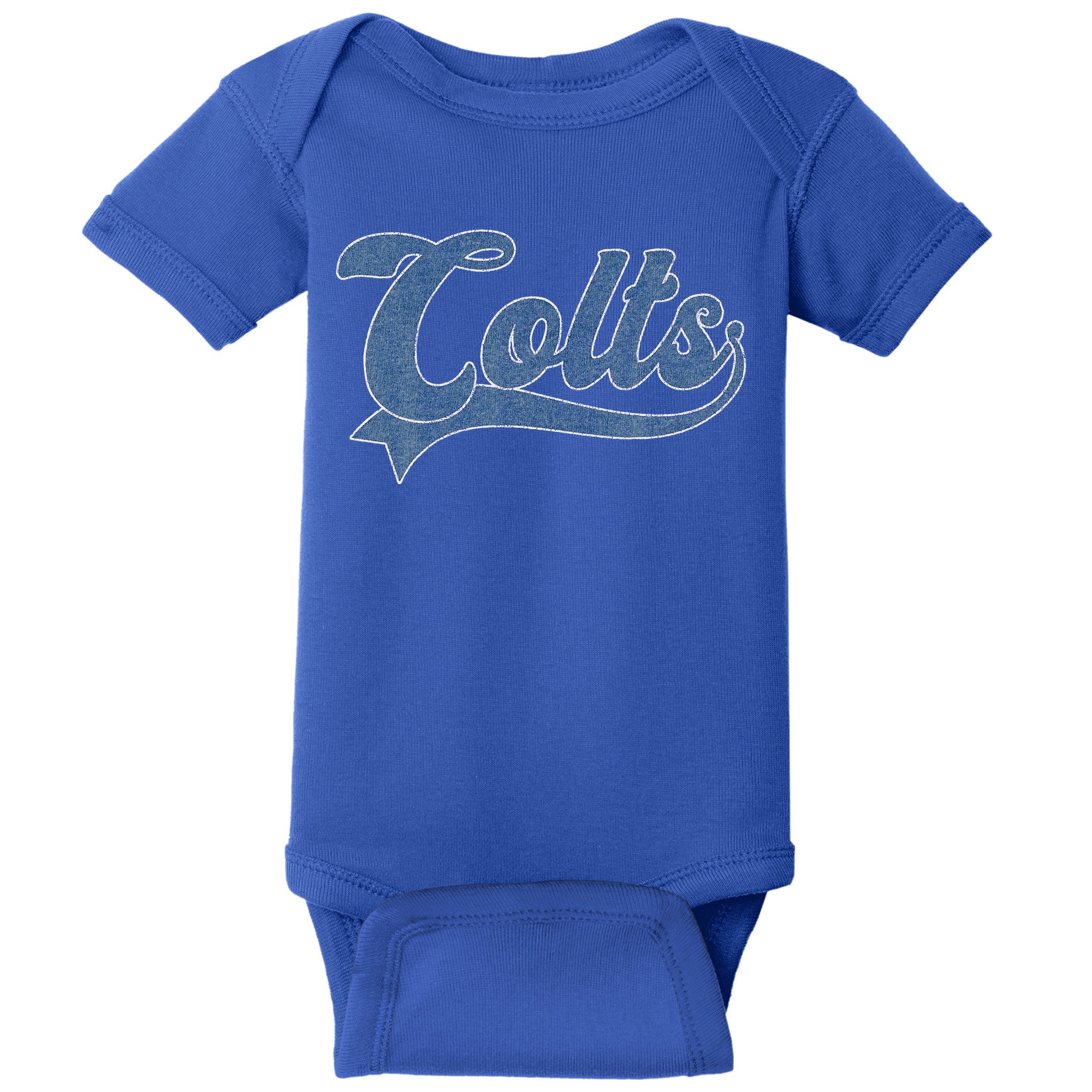 Colts Name Vintage Retro Baby Bodysuit