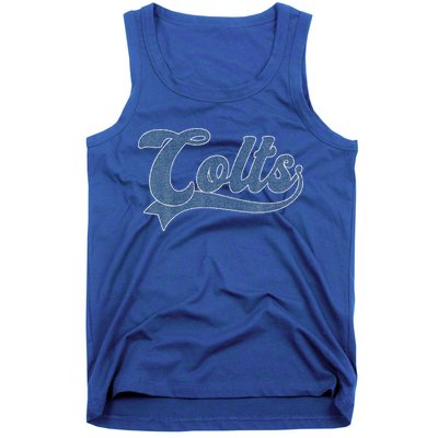 Colts Name Vintage Retro Tank Top