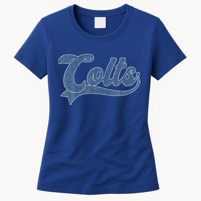 Colts Name Vintage Retro Womens T-Shirt