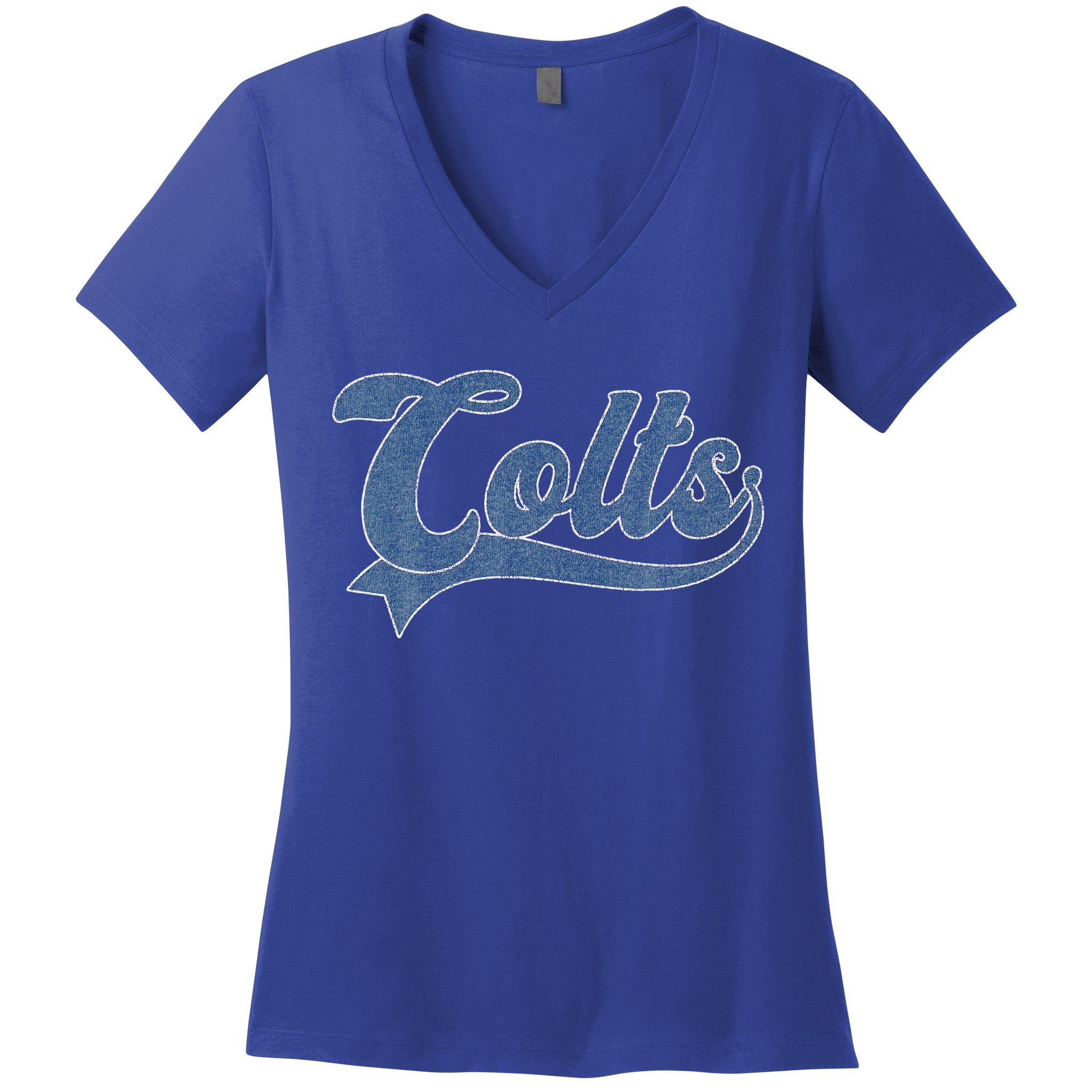Colts Name Vintage Retro Women's V-Neck T-Shirt
