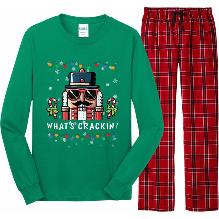 Christmas Nutcracker Whats Crackin Long Sleeve Pajama Set