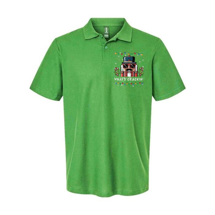 Christmas Nutcracker Whats Crackin Softstyle Adult Sport Polo