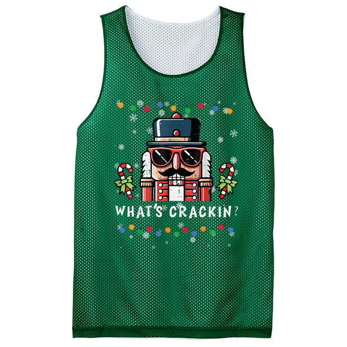 Christmas Nutcracker Whats Crackin Mesh Reversible Basketball Jersey Tank