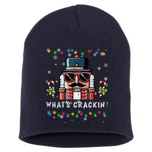 Christmas Nutcracker Whats Crackin Short Acrylic Beanie