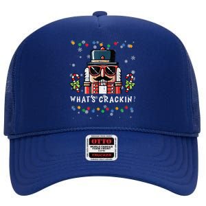 Christmas Nutcracker Whats Crackin High Crown Mesh Back Trucker Hat