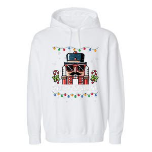 Christmas Nutcracker Whats Crackin Garment-Dyed Fleece Hoodie