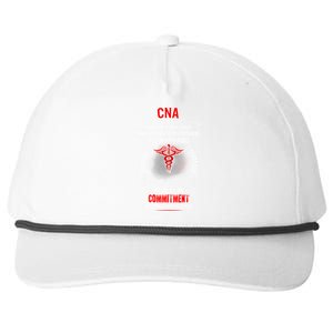 Cna Nurse Week My Hands Have Passion Gift Snapback Five-Panel Rope Hat