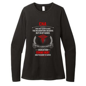 Cna Nurse Week My Hands Have Passion Gift Womens CVC Long Sleeve Shirt