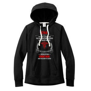 Cna Nurse Week My Hands Have Passion Gift Women's Fleece Hoodie