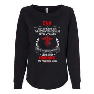 Cna Nurse Week My Hands Have Passion Gift Womens California Wash Sweatshirt