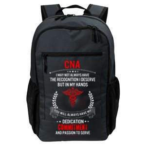 Cna Nurse Week My Hands Have Passion Gift Daily Commute Backpack