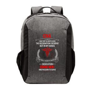 Cna Nurse Week My Hands Have Passion Gift Vector Backpack