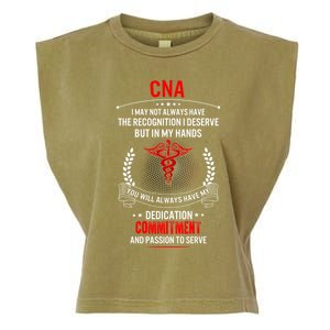 Cna Nurse Week My Hands Have Passion Gift Garment-Dyed Women's Muscle Tee