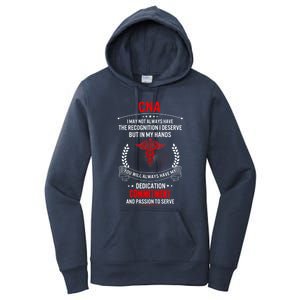 Cna Nurse Week My Hands Have Passion Gift Women's Pullover Hoodie