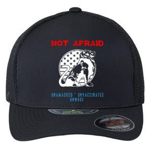 Conservative Not Woke Flexfit Unipanel Trucker Cap